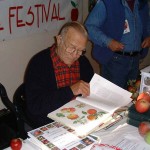 The late Dick Eldridge, from Victoria, BC was a great Apple Identification expert from the British Columbia Fruit Testers (BCFTA - Website: bcfta.ca). He was always present at Fulford Hall to help ID apples.