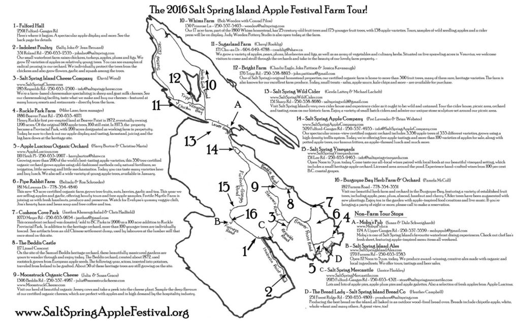 2016 Program - Salt Spring Island Apple Festival