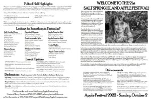 Apple Fest 2021 Program back